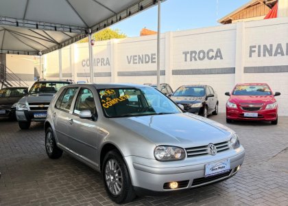 VW - VolksWagen Golf 1.6Mi/ 1.6Mi Gener./Black & Silver 2003 Gasolina