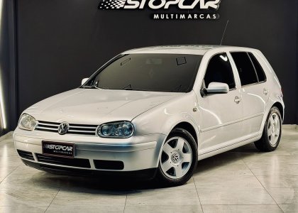 VW - VolksWagen Golf 1.6Mi/ 1.6Mi Gener./Black & Silver 2002 Gasolina