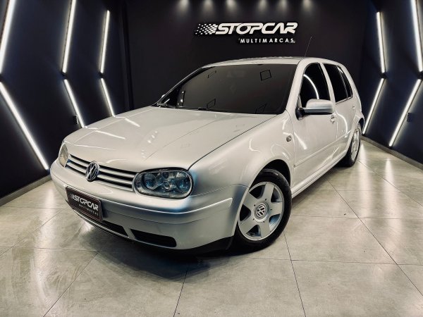 VW - VolksWagen Golf 1.6Mi/ 1.6Mi Gener./Black & Silver 2002 Gasolina